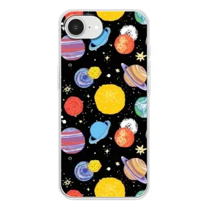 Космические Чехлы для Айфон 16е (VPrint) (Рисованные планеты)