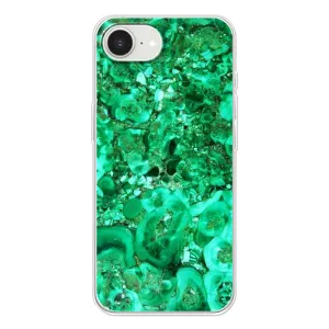 Мраморний чехол на iPhone 16е (VPrint) (Салатовий Мрамор)