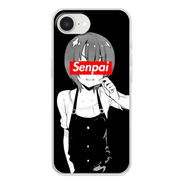 Чохол з принтом «Senpai» для iPhone 16e