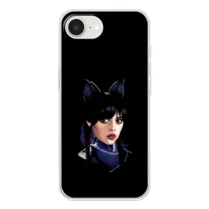 Чехлы Венсдей на iPhone 16е Уэнсдей (AlphaPrint)