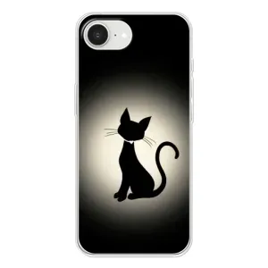Чохол з принтом для iPhone 16е (AlphaPrint) Модні коти (Силует котика)