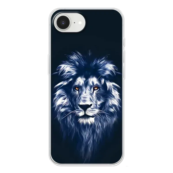 Чехол с принтом «Синий Лев» для iPhone 16e