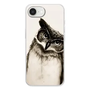 Чехол с птицами на iPhone 16е (VPrint) (Сова)