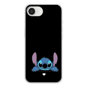 Чохол з принтом Стіч на iPhone 16e (Стіч на чорному)