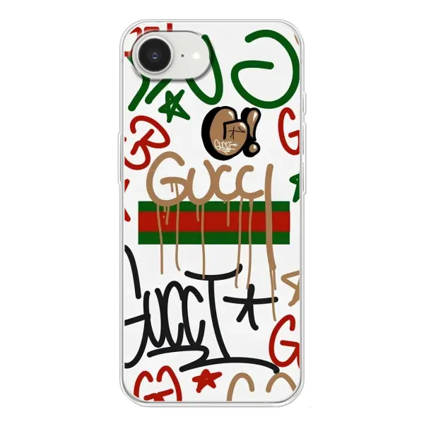 Чехол с принтом «Стиль GUUCI» для iPhone 16e