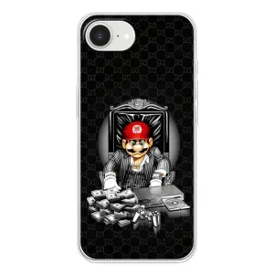 Чехлы с крутыми принтами для iPhone 16е - (PREMIUMPrint) (Супер Марио)