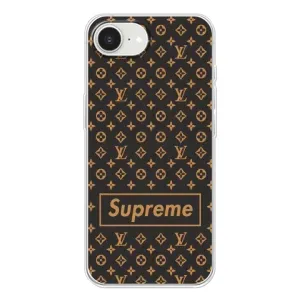 Чехол для iPhone 16е с картинкой Supreme (AlphaPrint) (Supreme LV)