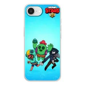 Чехлы Brawl Stars для iPhone 16е (AlphaPrint) (Тріо героїв)