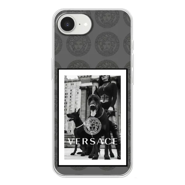 Чехол с принтом «Версаче» для iPhone 16e