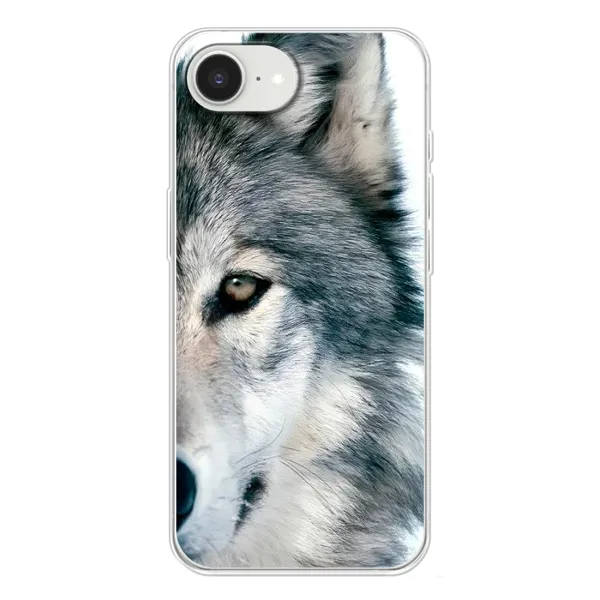 Чехол с принтом «Волк» для iPhone 16e
