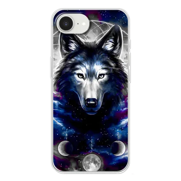Чехол с принтом «Волк» для iPhone 16e