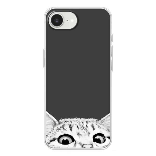 Чохол з принтом «Виглядає котик» для iPhone 16e