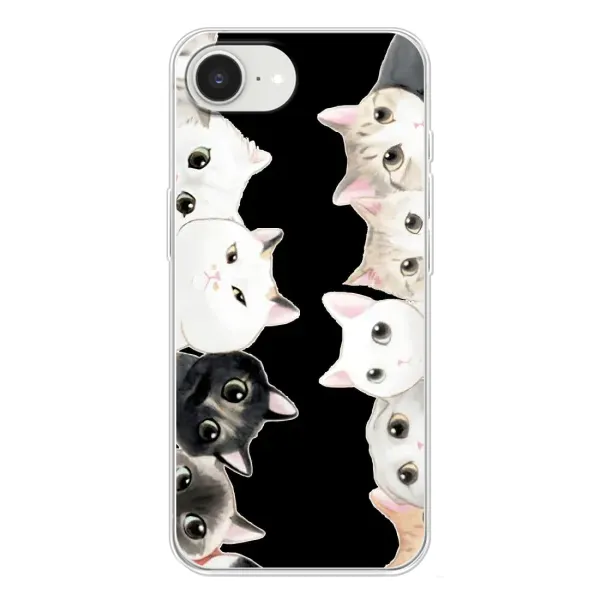 Чохол з принтом «Погляд котиків» для iPhone 16e