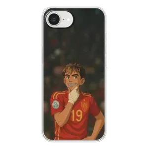 Чехол с футболистом Ламин Ямаль iPhone 16е (Ямаль аниме)