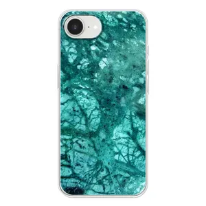 Мраморний чехол на iPhone 16е (VPrint) (Зелений мрамор)
