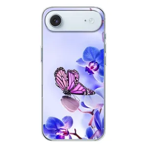 Чехлы с Цветами для iPhone 17 Air (VPrint) (Бабочка на цветочке)