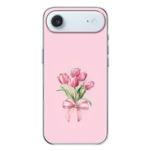 Чехол с розовым рисунком для iPhone 17 Air (Букет цветов)