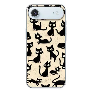 Чохол з малюнком кіт на iPhone 17 Air (Чорні коти)