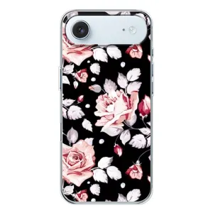 Чехлы с Цветами для iPhone 17 Air (VPrint) (Цветочки на черном)