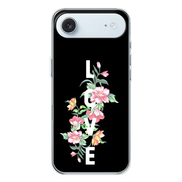 Чехол с принтом «Цветы LOVE» для iPhone 17 Air Чехол с принтом «Цветы LOVE» для iPhone 17 Air