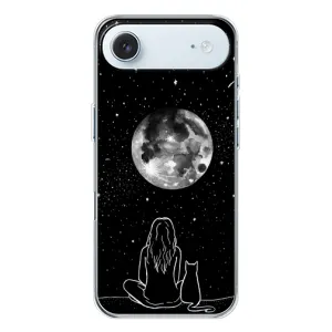 Чохол з малюнком кіт на iPhone 17 Air (Дівчина з котом)
