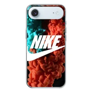 Чехол для iPhone 17 Air - с принтом Найк (AlphaPrint) (Дымчатый найк)