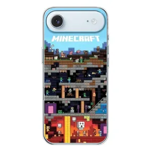 Чехол Майнкрафт на iPhone 17 Air (AlphaPrint) Minecraft (фон Minecraft)