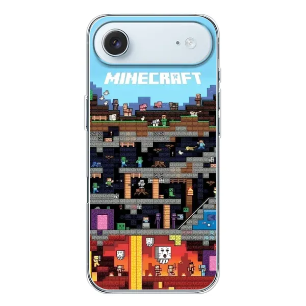 Чехол с принтом «фон Minecraft» для iPhone 17 Air