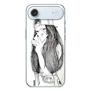 Чехол с печатью для iPhone 17 Air - (Мода) (AlphaPrint) (Фото девочки)
