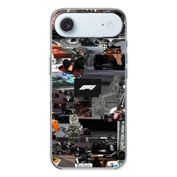 Чохол з принтом «Гоночний колаж Ф1» для iPhone 17 Air Чохол з принтом «Гоночний колаж Ф1» для iPhone 17 Air