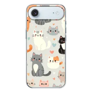 Чохол з малюнком кіт на iPhone 17 Air (Колаж котів)