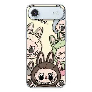 Чехол с Лабубу на iPhone 17 Air (Золотая обезьяна Bored Ape)