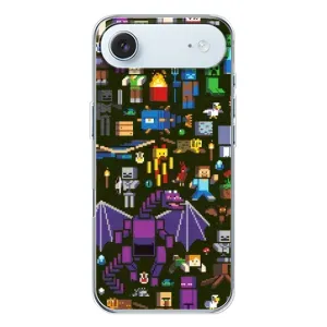 Чехол Майнкрафт на iPhone 17 Air (AlphaPrint) Minecraft (Коллаж Майнкрафт)