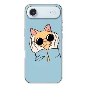 Чохол на Айфон 17 Air з Котиками (VPrint) (Котик в окулярах)