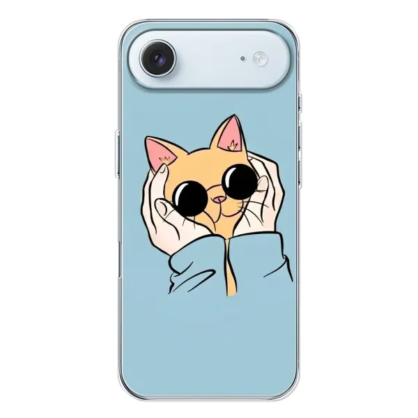 Чехол с принтом «Котик в очках» для iPhone 17 Air