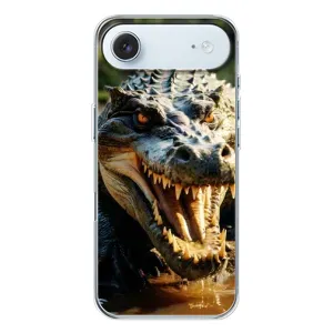 Чехол с картинкой «Хищники» для iPhone 17 Air (Опасный крокодил)