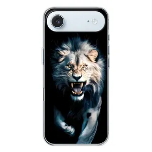 Чехол с картинкой «Хищники» для iPhone 17 Air (Лев в темноте)