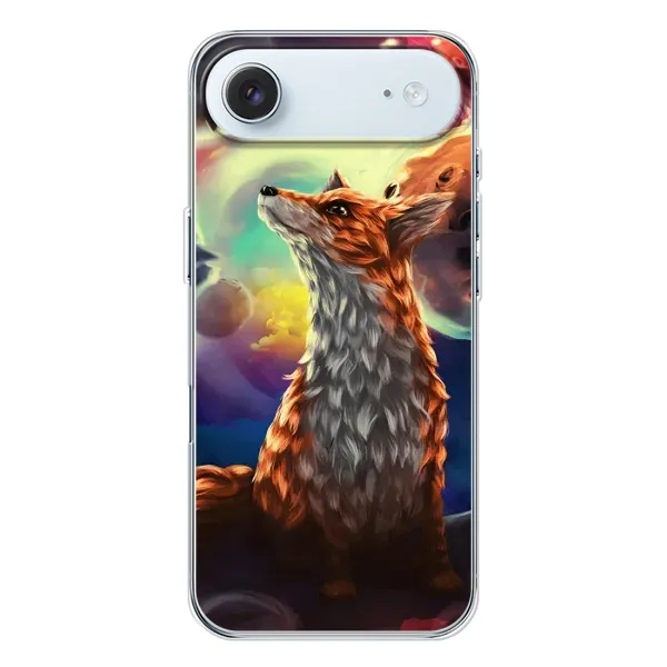 Чехол с принтом «Лисица в космосе» для iPhone 17 Air
