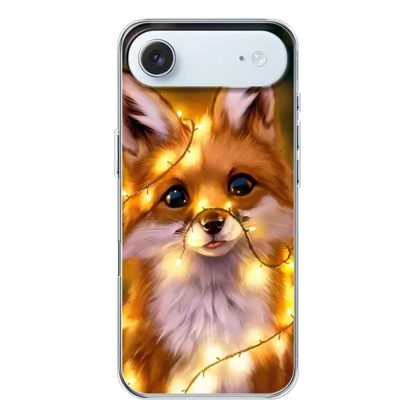 Чехол с принтом «Лисичка в гирляндах» для iPhone 17 Air