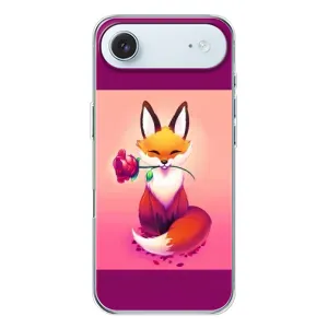 Чехлы с картинкой Лисички для iPhone 17 Air (VPrint) (Лисичка с розочкой)