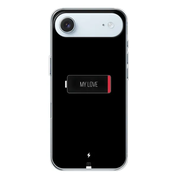 Чехол с принтом «Love battery» для iPhone 17 Air Чехол с принтом «Love battery» для iPhone 17 Air