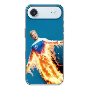Чехол с принтом Фантастическая четверка для iPhone 17 Air (Человек-факел в огне)