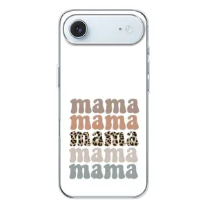 Чехлы для мамы на iPhone 17 Air (Текстовый коллаж мама)