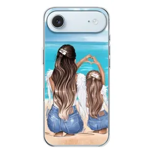 Чехол с печатью для iPhone 17 Air - (Мама с ребенком) (AlphaPrint) (Мама с доченькой)