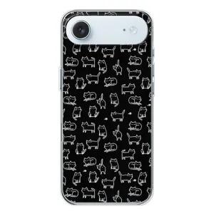 Чехол с принтом для iPhone 17 Air (AlphaPrint) Модные коты (Меленькие котики)