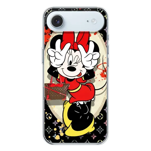 Чехол с принтом «Минни peace» для iPhone 17 Air