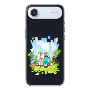 Чехол Майнкрафт на iPhone 17 Air (AlphaPrint) Minecraft (персонажи Minecraft)