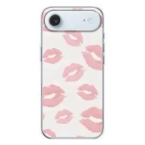 Чехол с розовым рисунком для iPhone 17 Air (Розовые губы)