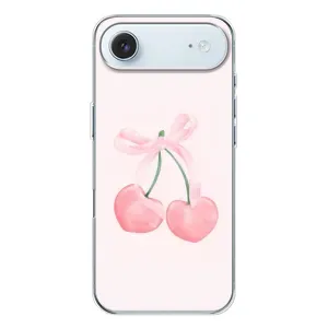 Чехол с розовым рисунком для iPhone 17 Air (Розовые вишни)