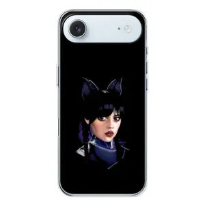 Чехлы Венсдей на iPhone 17 Air Уэнсдей (AlphaPrint) (серьезная Уэнздей)